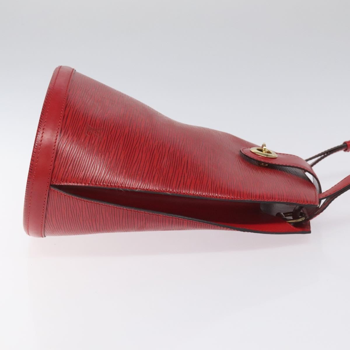 Louis Vuitton Cluny Shoulder Bag Epi Leather, RED, LEATHER, Shoulder bag