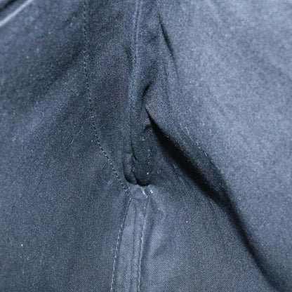 Balenciaga Navy Zip Pouch Canvas and Leather, WHITE, CANVAS, Clutche & pouche