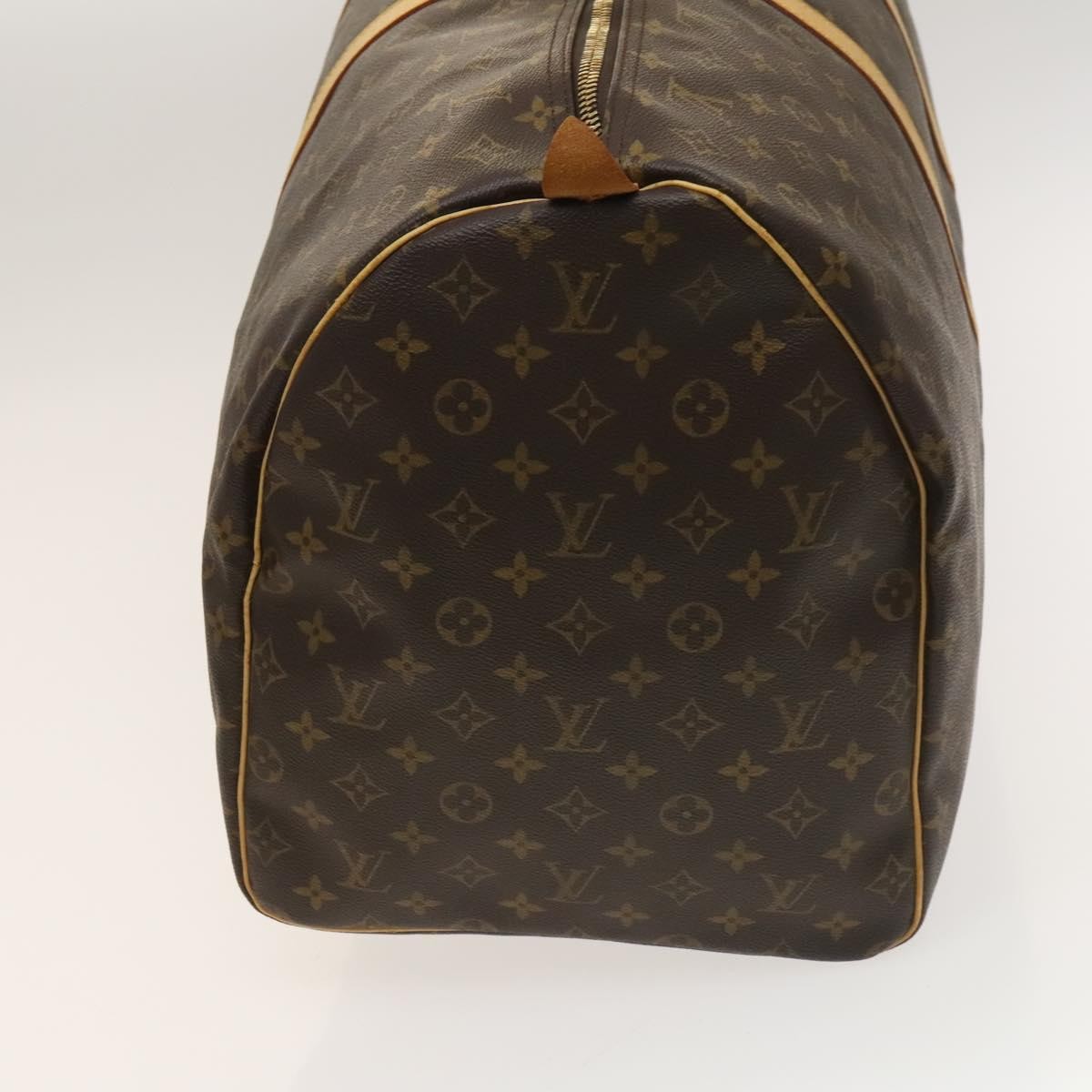 Louis Vuitton Keepall Bag Monogram Canvas, BROWN, CANVAS, Travel bag