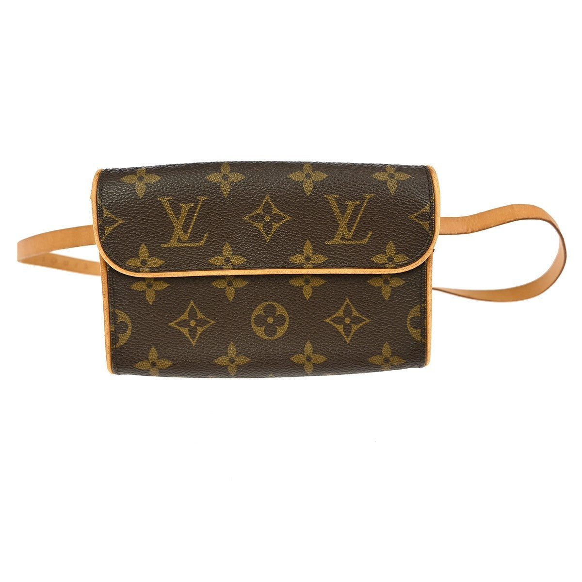 Louis Vuitton Florentine Waist Bag Monogram Canvas, BROWN, CANVAS, Clutche & pouche
