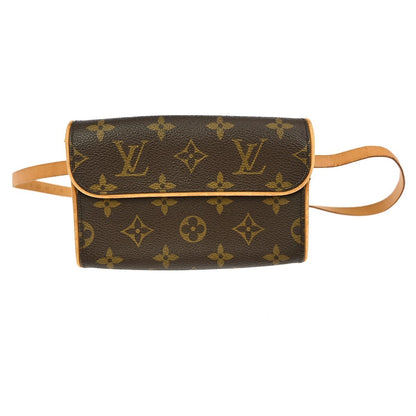 Louis Vuitton Florentine Waist Bag Monogram Canvas, BROWN, CANVAS, Clutche & pouche
