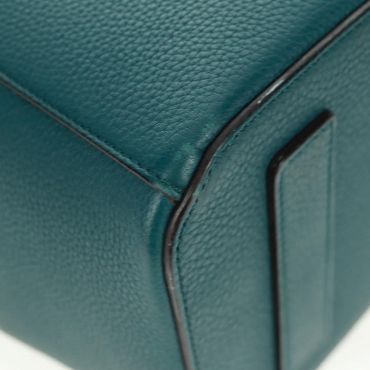 Bally Vintage Handbag Leather, GREEN, LEATHER, Handbag