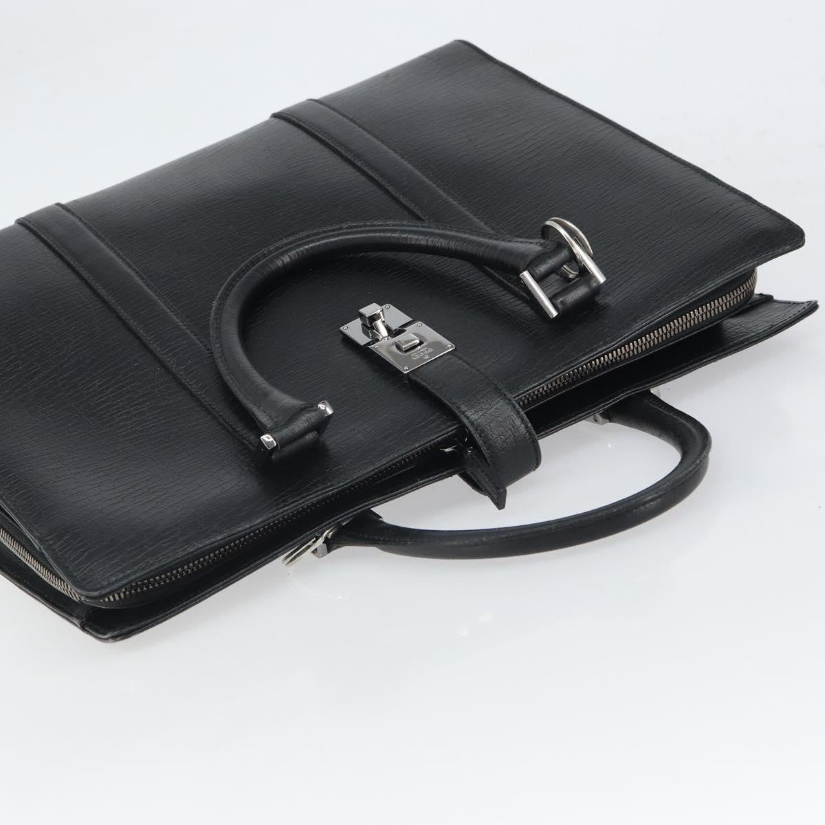 Gucci Vintage Handbag Leather, BLACK, LEATHER, Handbag