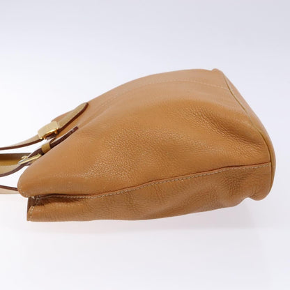 Burberry Handle Tote Leather, BEIGE, LEATHER, Tote bag