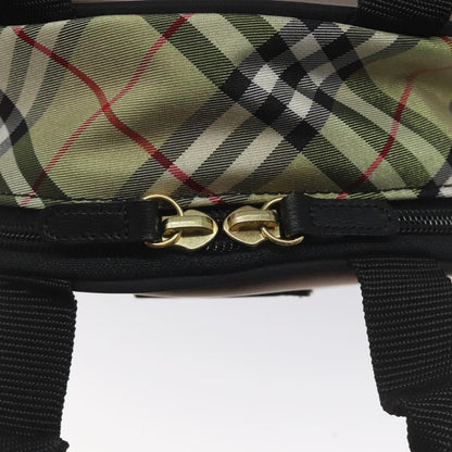 Burberry Nova Check Handbag Nylon, BROWN, NYLON, Handbag
