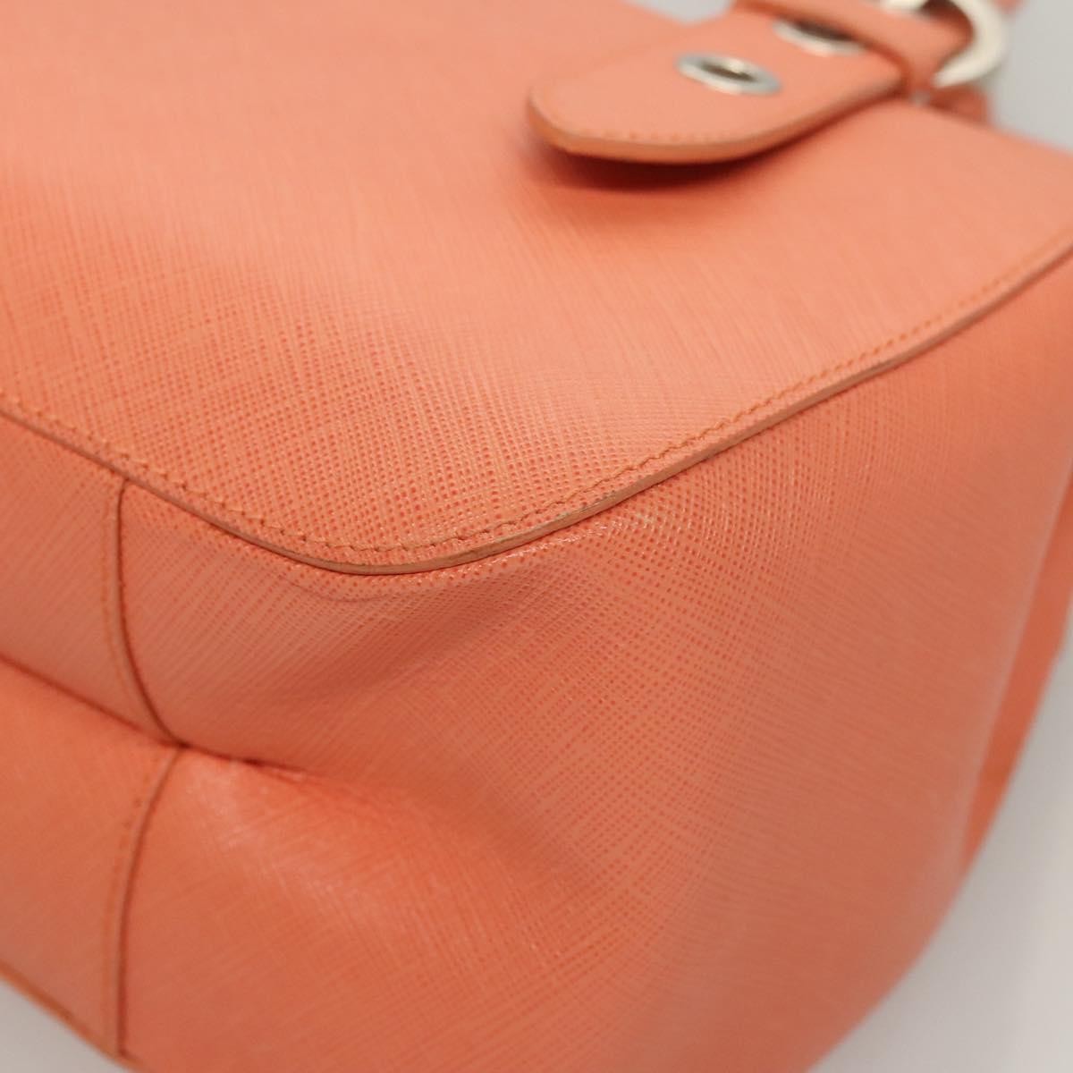 Salvatore Ferragamo Gancini handbag Leather, PINK, LEATHER, Handbag