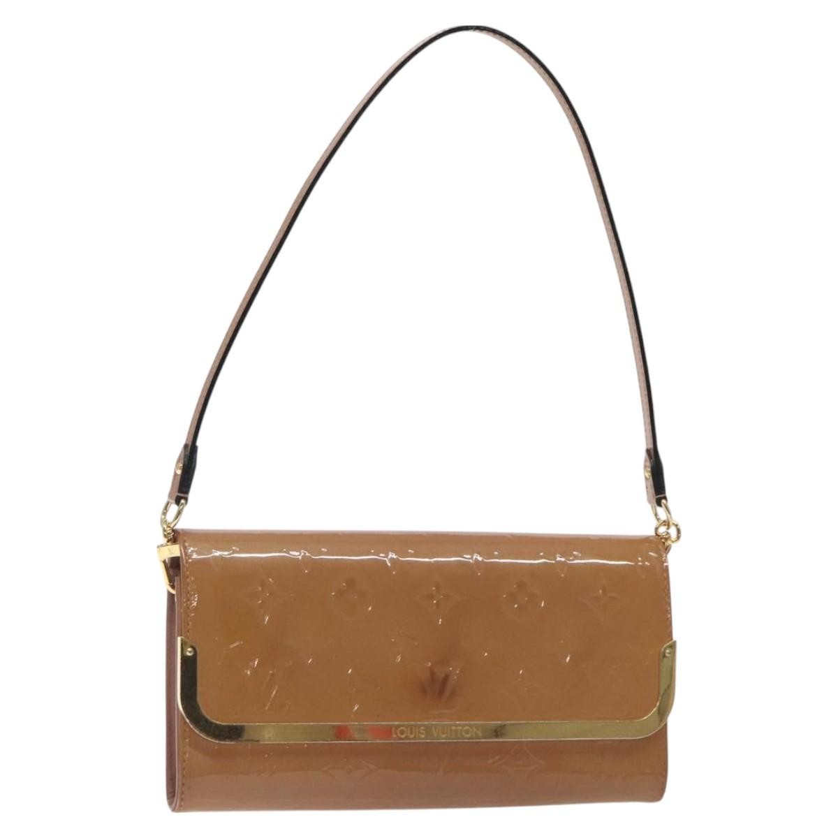 Louis Vuitton Rossmore Handbag Monogram Vernis, BROWN, PATENT_LEATHER, Shoulder bag