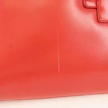 Salvatore Ferragamo Vintage Shoulder Bag Leather, Red, Leather, Shoulder Bag