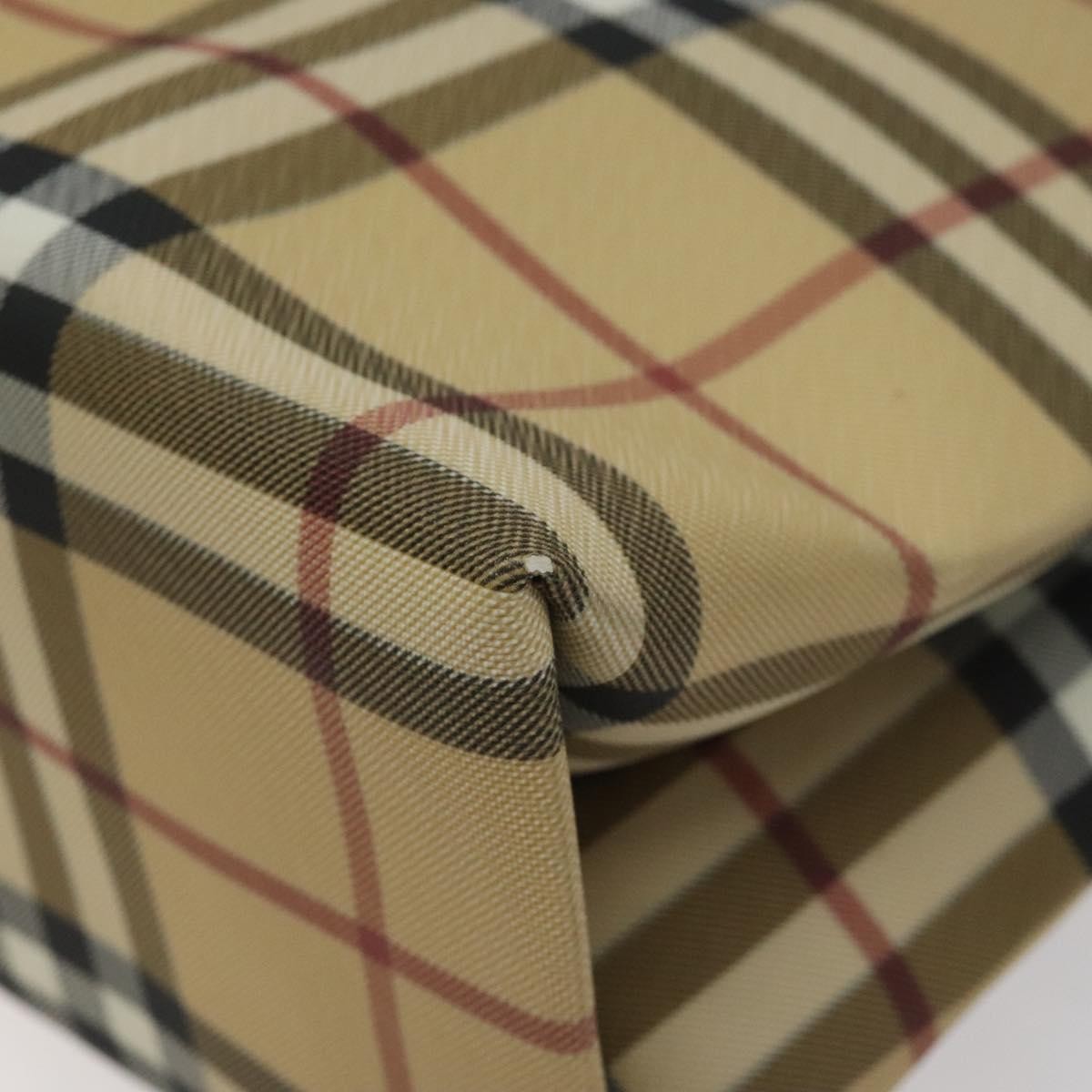 Burberry Nova Check Tote canvas check pattern, BEIGE, PVC, Tote bag
