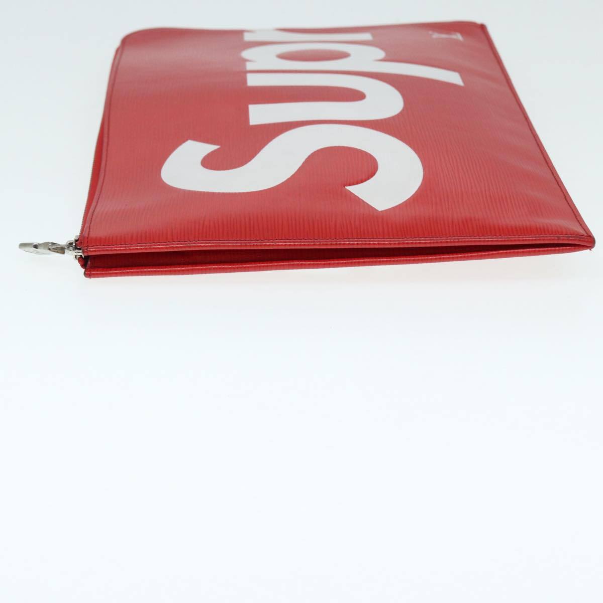 Louis Vuitton Pochette Jour Epi Leather, RED, LEATHER, Clutche & pouche