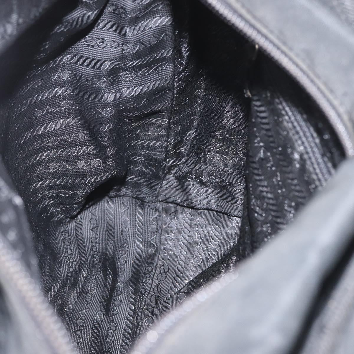 Prada Vintage Zip Tote Tessuto, BLACK, NYLON, Tote bag