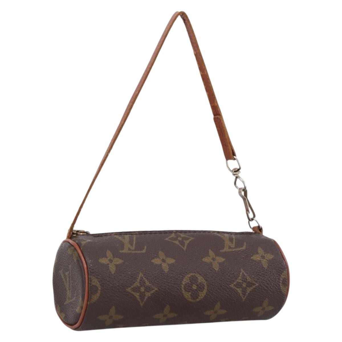 Louis Vuitton Papillon Pochette Monogram Canvas, BROWN, CANVAS, Clutche & pouche