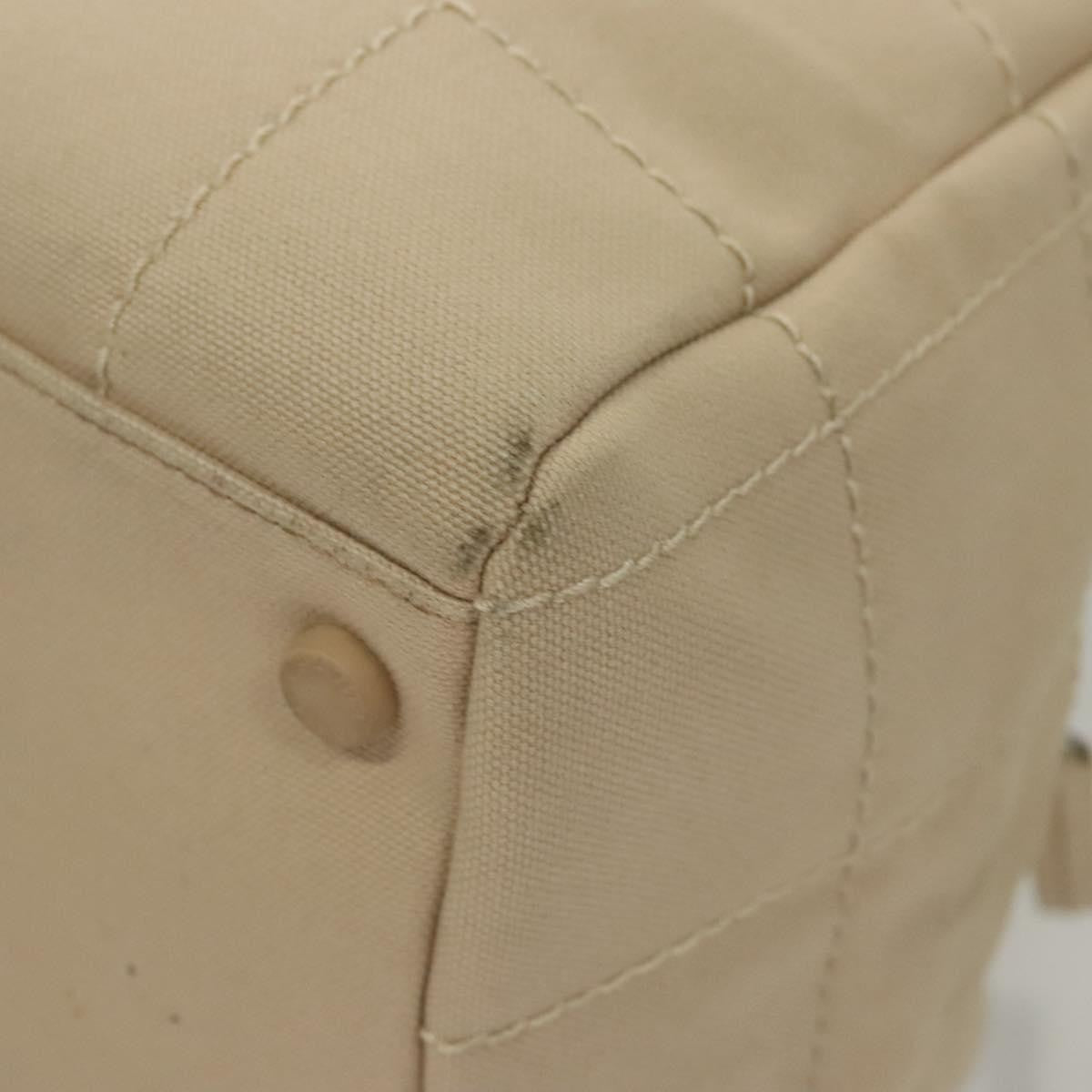 Chanel Chocolate Bar CC Bowler Bag Canvas, BEIGE, CANVAS, Handbag