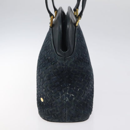 Bally Vintage Shoulder Bag Leather, NAVY, LEATHER, Shoulder bag