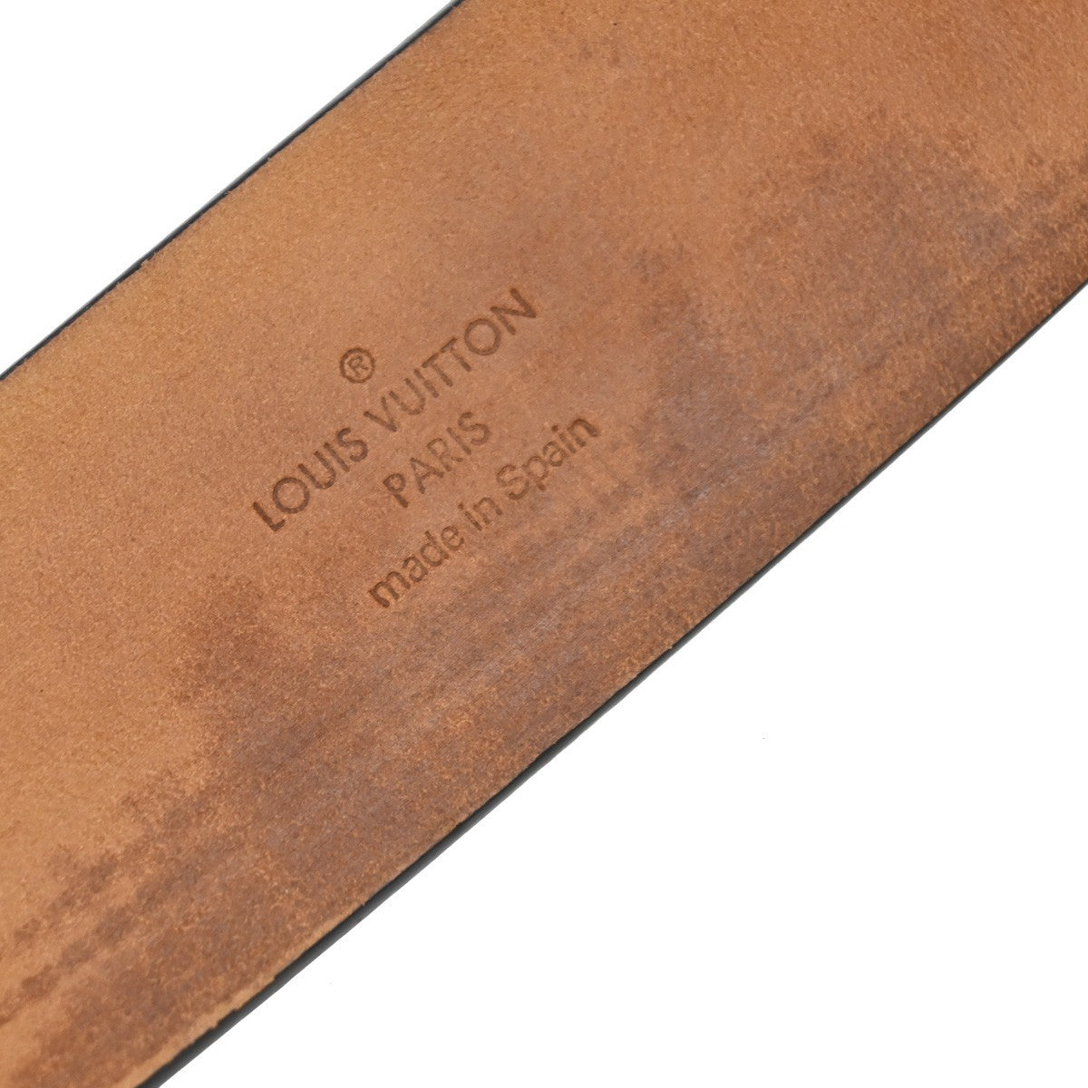 Louis Vuitton Utah Belt Leather, BROWN, LEATHER, Belts