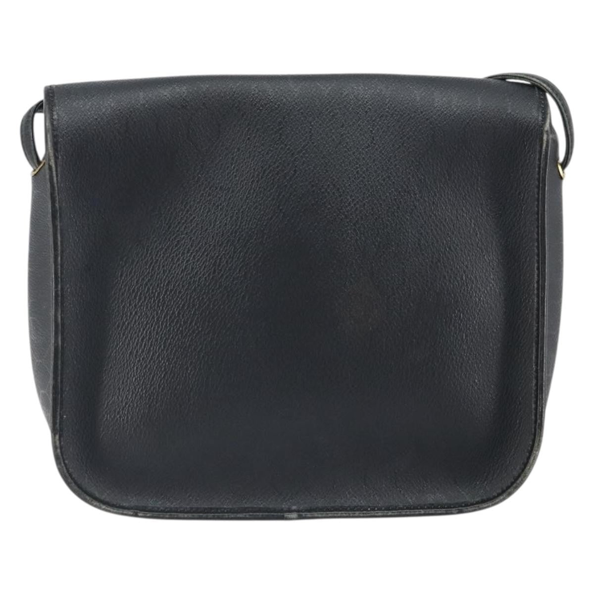 Christian Dior Vintage Honeycomb Shoulder Bag Canvas and Leather, BLACK, CANVAS, Shoulder bag
