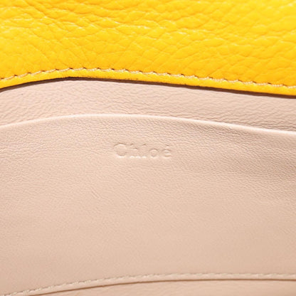 Chloe Nile Crossbody Bag Leather, YELLOW, LEATHER, Crossbody bag