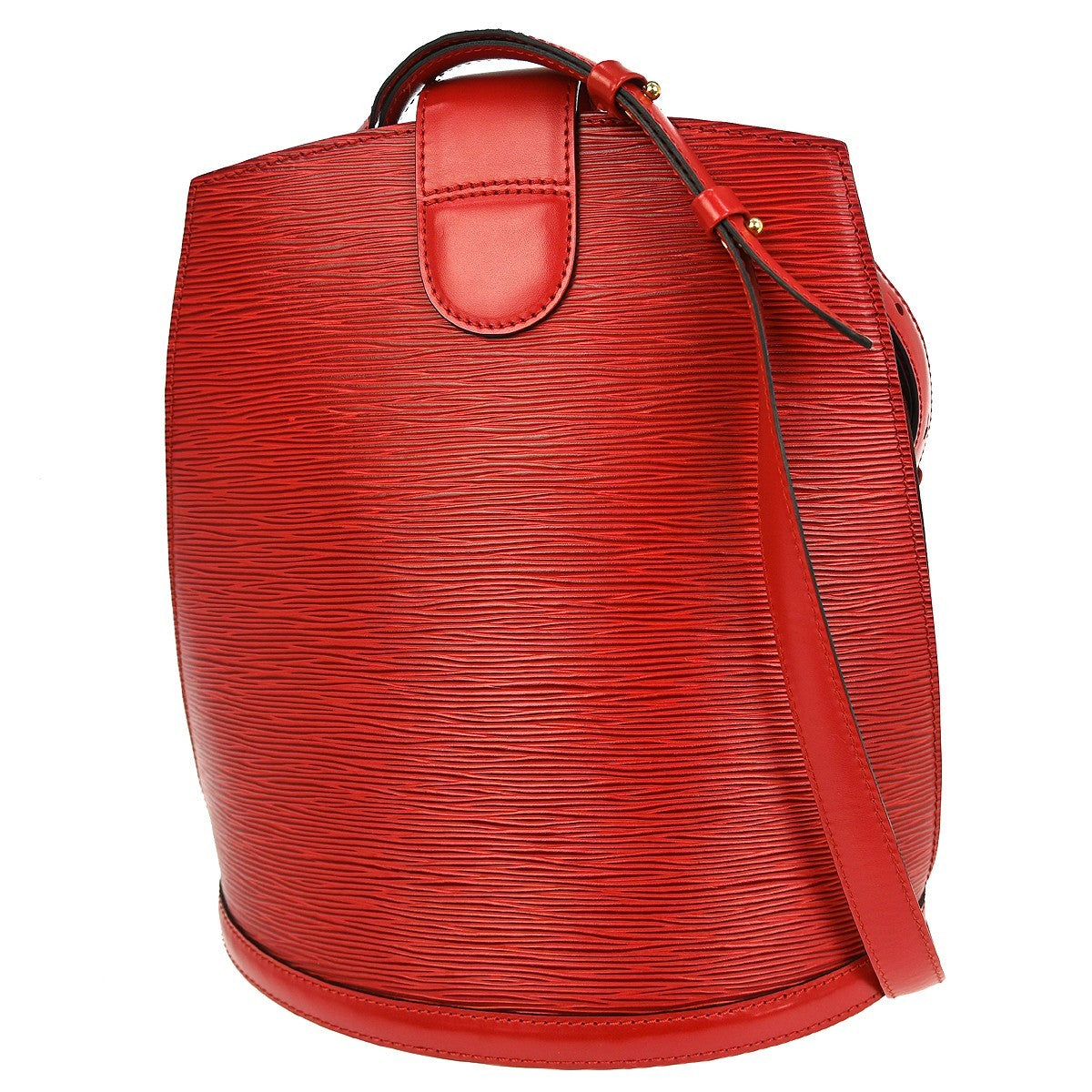 Louis Vuitton Cluny Shoulder Bag Epi Leather, Red, Leather, Shoulder Bag