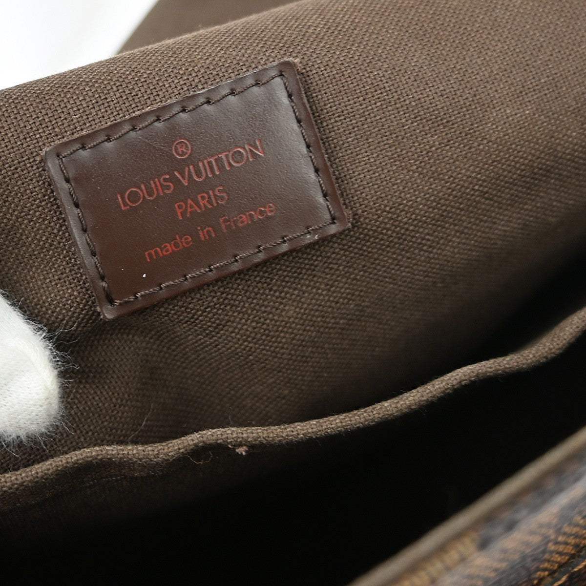 Louis Vuitton Melville Messenger Bag Damier, BROWN, CANVAS, Shoulder bag