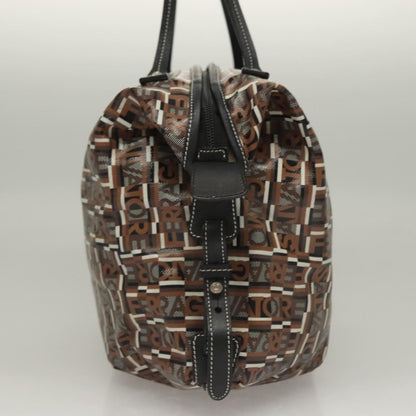 Salvatore Ferragamo Vintage Handbag Canvas, BROWN, CANVAS, Handbag