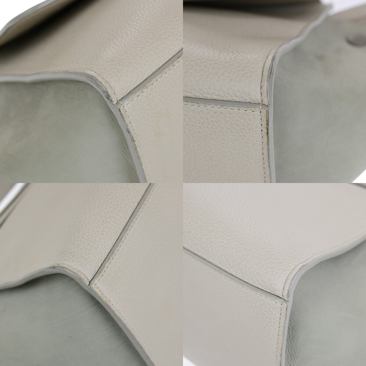 Celine Trapeze Bag Leather, BEIGE, LEATHER, Handbag