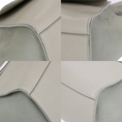 Celine Trapeze Bag Leather, BEIGE, LEATHER, Handbag