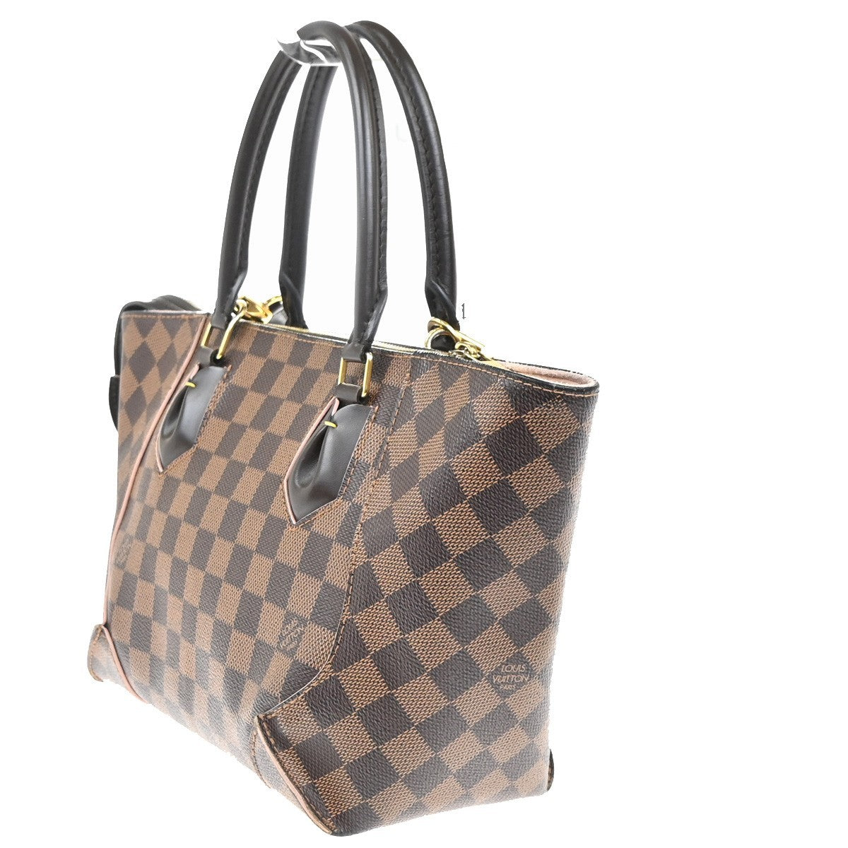 Louis Vuitton Caissa Tote Damier, BROWN, CANVAS, Handbag