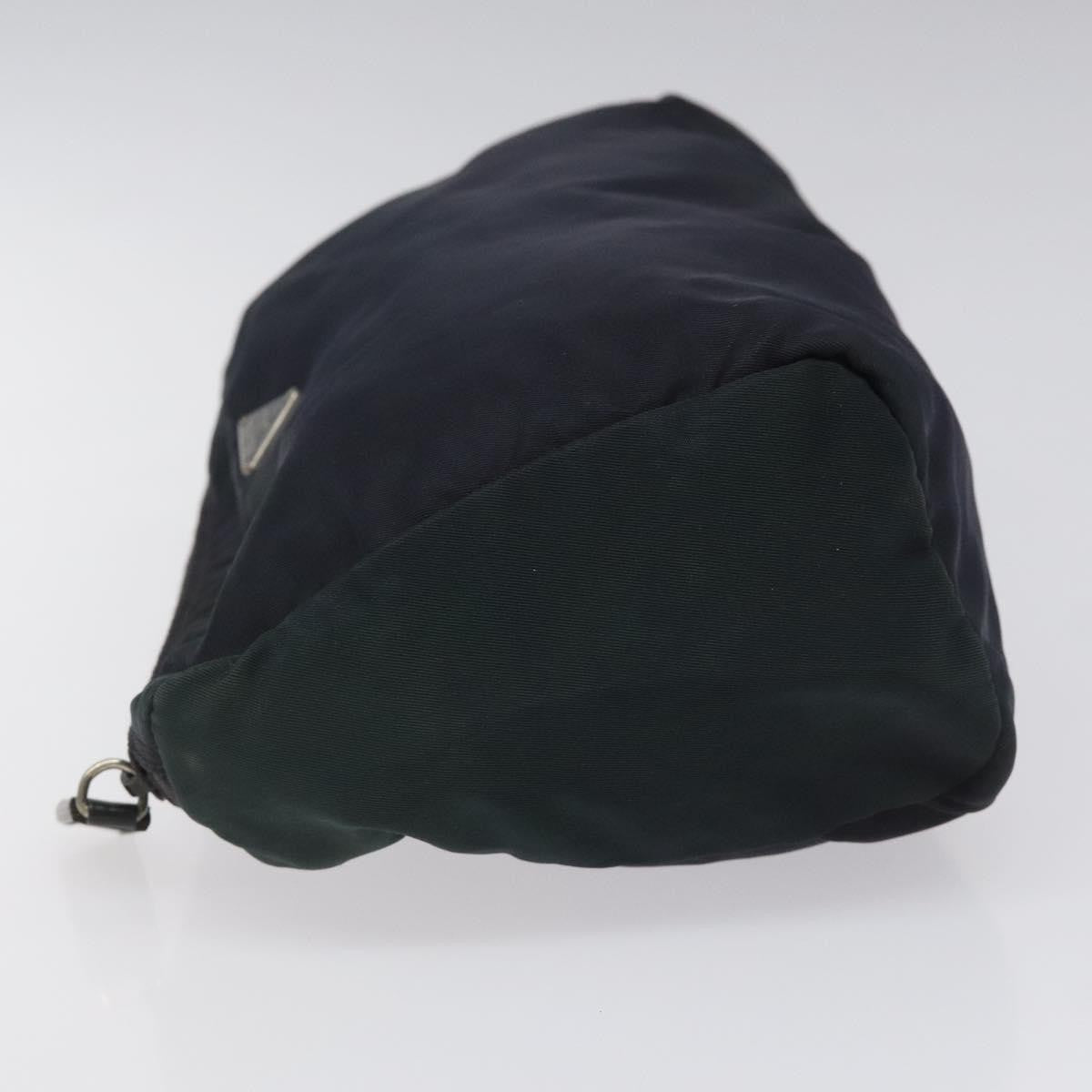 Prada Vintage Pouch Tessuto, Navy, Nylon, Clutch