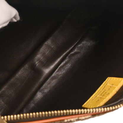 Louis Vuitton Trompe L'Oeil Pochette Monogram Velvet, BROWN, VELVET, Clutche & pouche