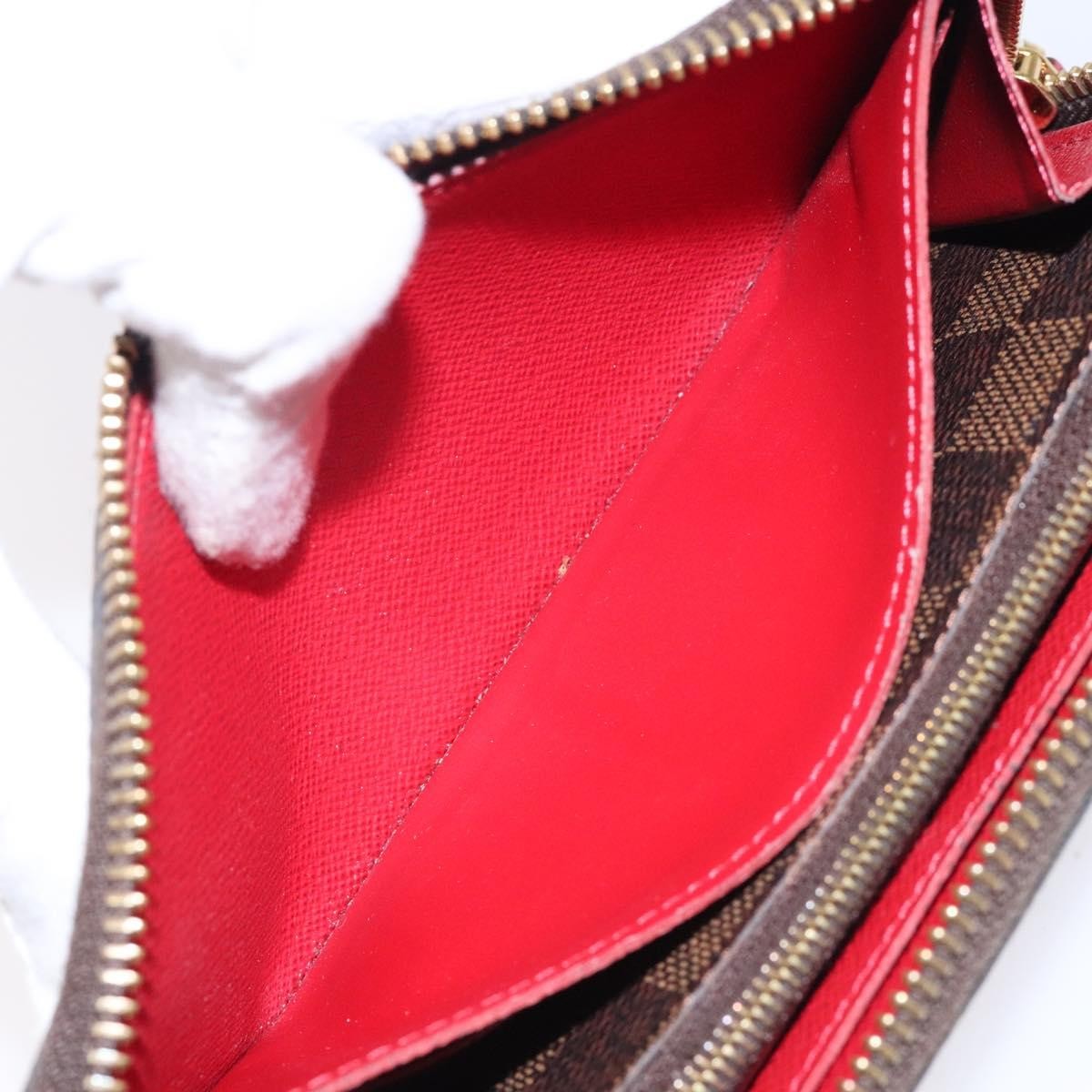 Louis Vuitton Clemence Wallet Limited Edition Patches Damier, BROWN, CANVAS, Wallets