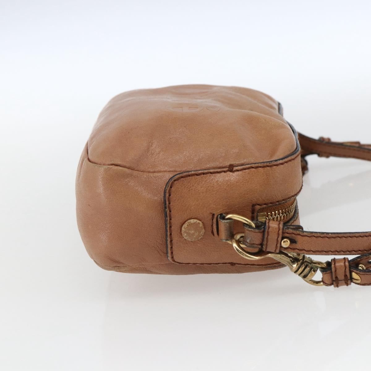 Chloe Vintage Shoulder Bag Leather, BROWN, LEATHER, Shoulder bag