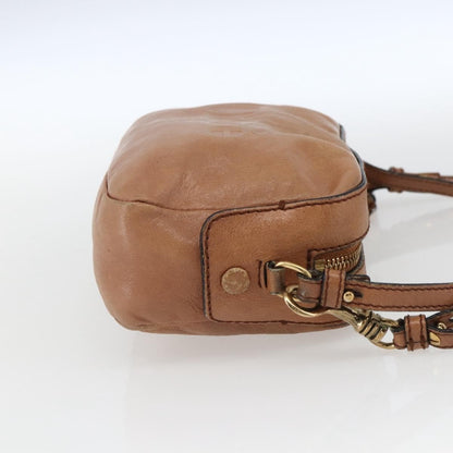 Chloe Vintage Shoulder Bag Leather, BROWN, LEATHER, Shoulder bag