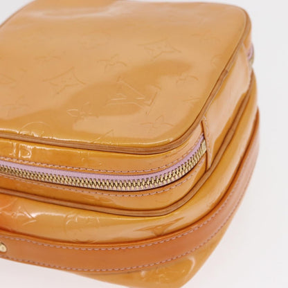 Louis Vuitton Wooster Handbag Monogram Vernis, YELLOW, PATENT_LEATHER, Clutche & pouche