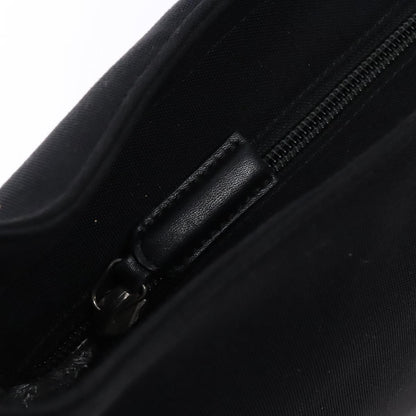 Salvatore Ferragamo Vala Shoulder Bag Canvas, BLACK, CANVAS, Shoulder bag