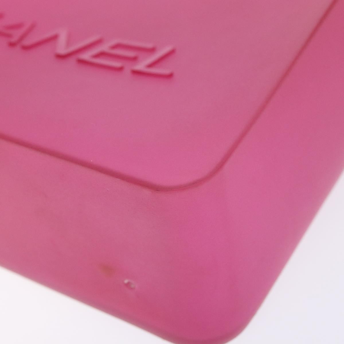 Chanel Logo Tote bag Rubber, PINK, RUBBER, Tote bag