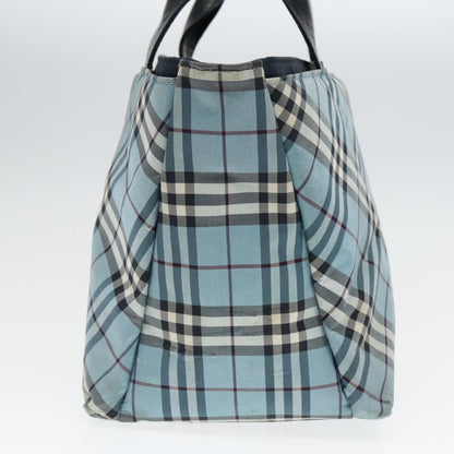 Burberry Nova Check Tote Nylon, BLUE, NYLON, Tote bag