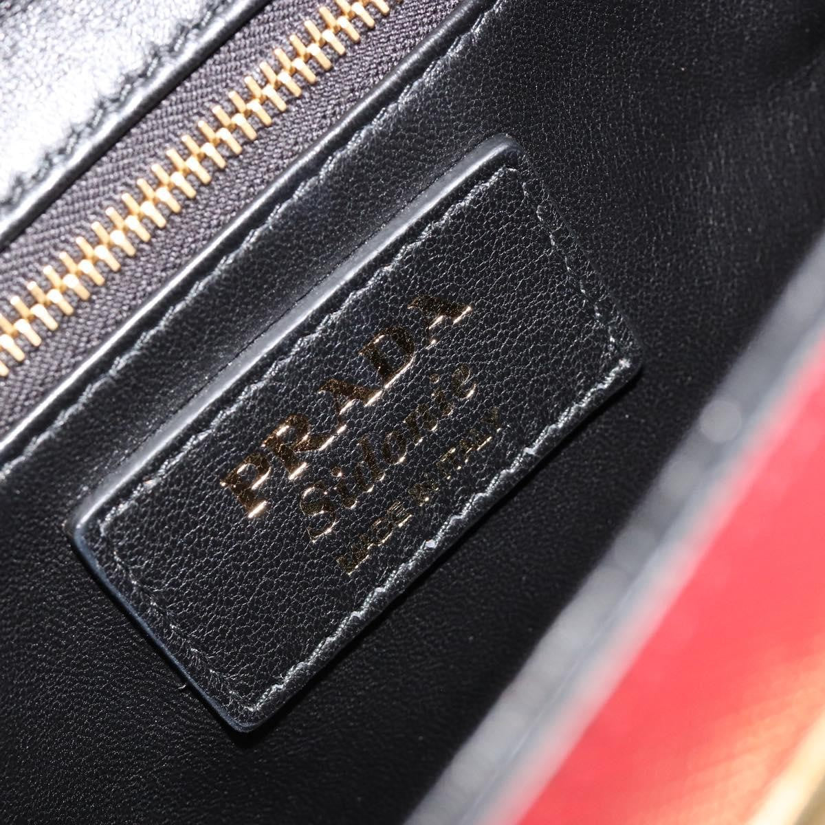 Prada Sidonie Top Handle Bag Saffiano Leather, Red, Leather, Handbag