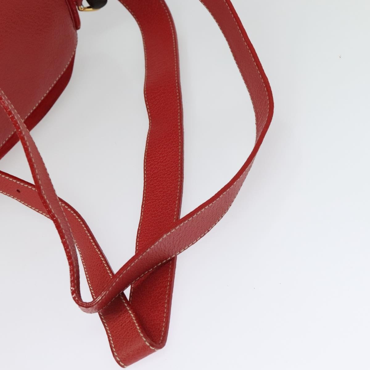 Gucci Bamboo Tassel Backpack Suede, RED, SUEDE, Backpack