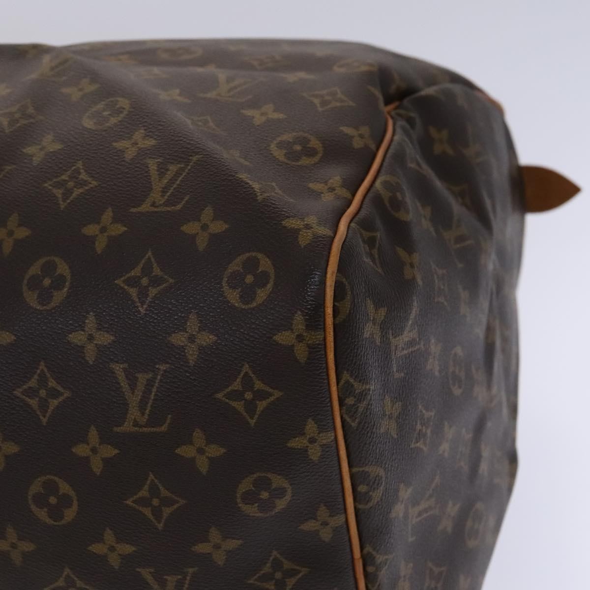 Louis Vuitton Keepall Bag Monogram Canvas, BROWN, CANVAS, Travel bag