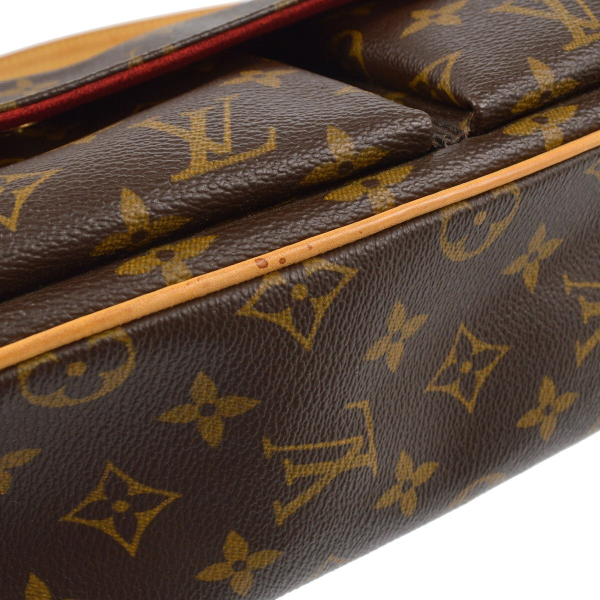 Louis Vuitton Viva Cite Handbag Monogram Canvas, BROWN, CANVAS, Handbag