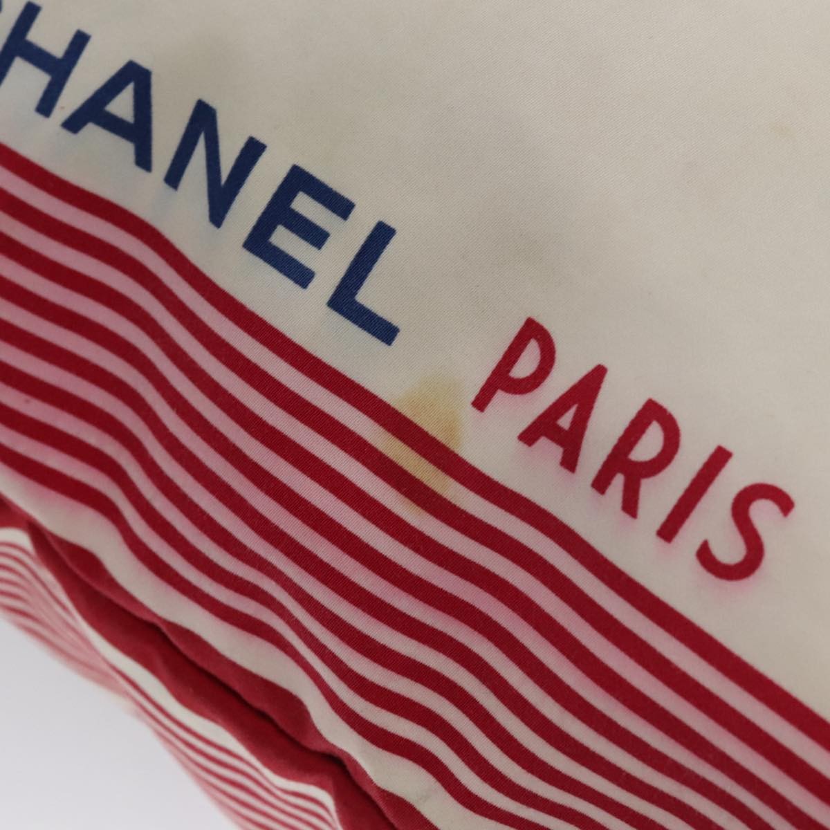 Chanel Paris-Venice Bon Bon Tote Printed Canvas, WHITE, NYLON, Tote bag