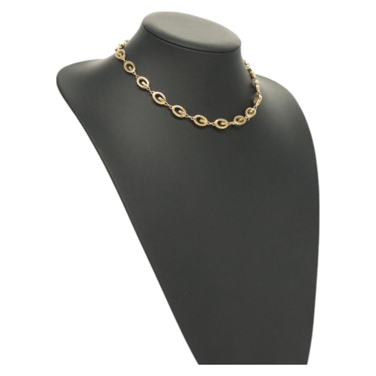 Givenchy Logo G Necklace Gold Plated, GOLD, METAL, Necklace