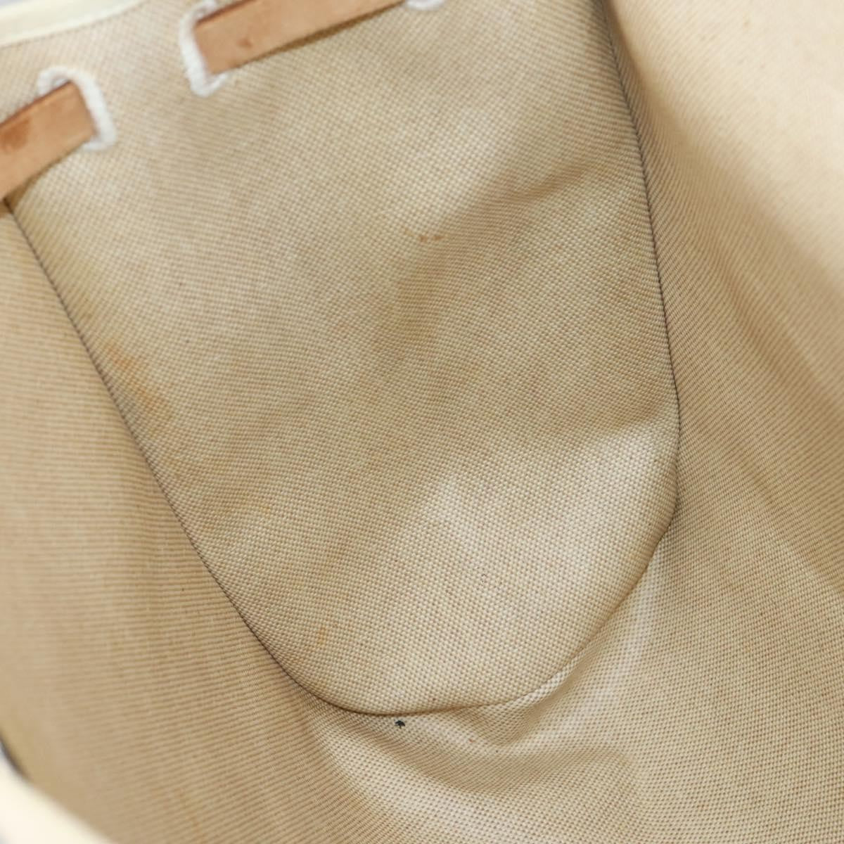 Hermes Herbag Toile and Leather, BEIGE, CANVAS, Handbag