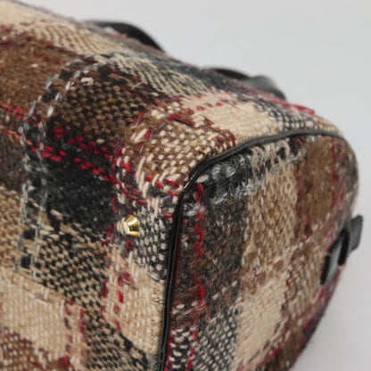 Burberry Nova Check Handbag Wool, BEIGE, WOOL, Handbag