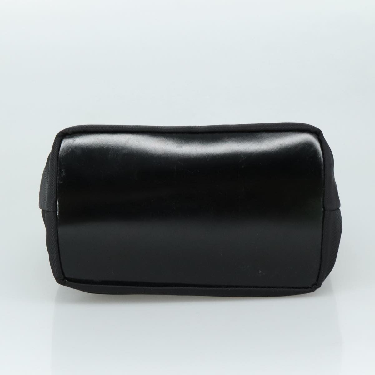 Gucci Vintage Bamboo Handle Bag Nylon, Black, Nylon, Handbag