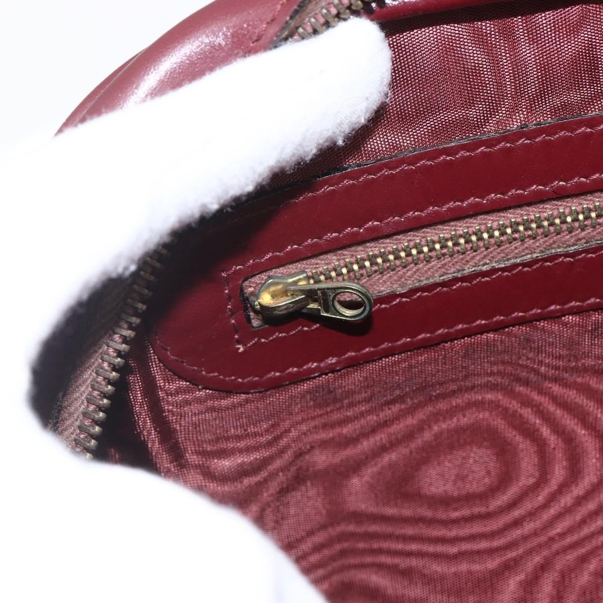 cartier Must de Cartier Shoulder Bag Leather, BURGUNDY, LEATHER, Shoulder bag