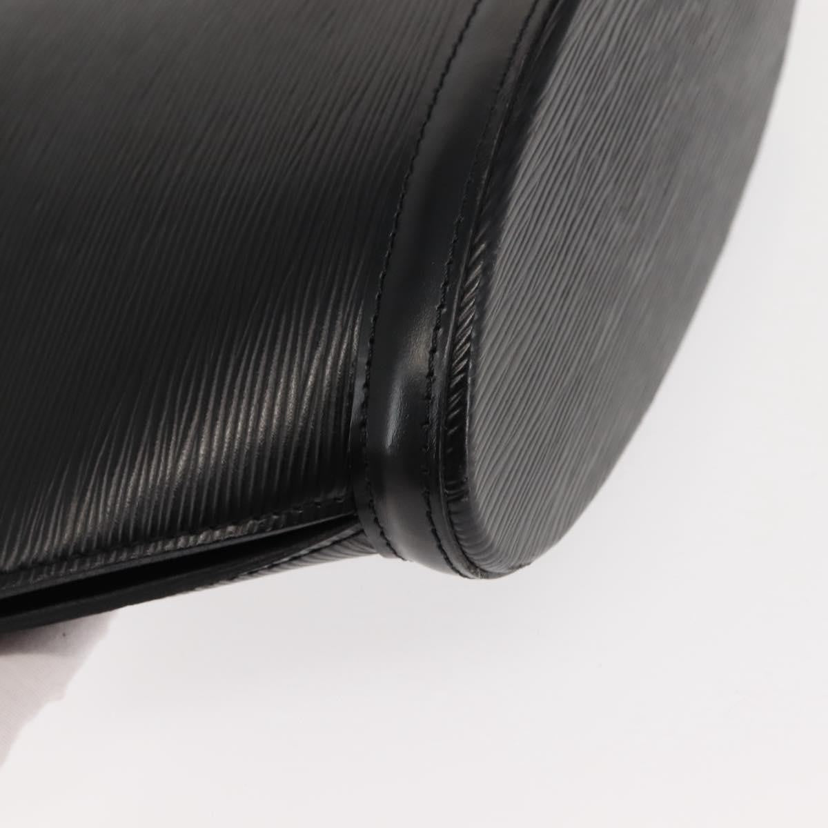 Louis Vuitton Saint Jacques Handbag Epi Leather, BLACK, LEATHER, Shoulder bag