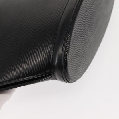 Louis Vuitton Saint Jacques Handbag Epi Leather, BLACK, LEATHER, Shoulder bag