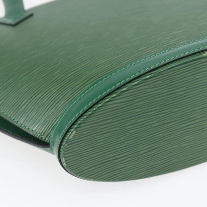 Louis Vuitton Saint Jacques Handbag Epi Leather, GREEN, LEATHER, Shoulder bag