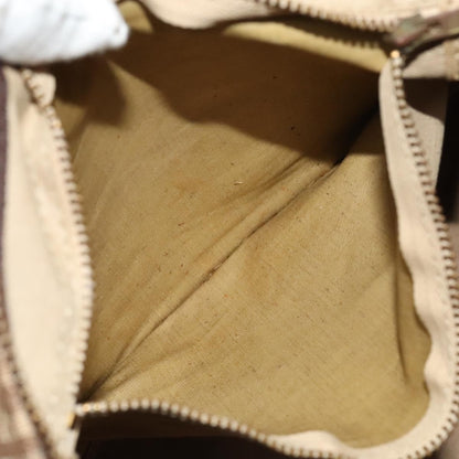 Christian Dior Vintage Trotter Boston Bag Diorissimo Canvas, BROWN, CANVAS, Handbag